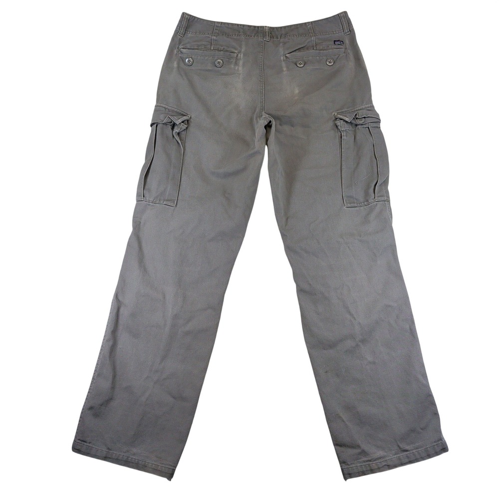 Patagonia Mens 34 Organic Cotton Cargo Pants Gray Gravel 55375 Fall 2008 Y2K - Picture 2 of 11